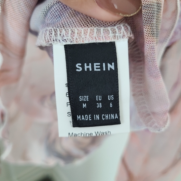 SHEIN sheer crop top - Picture 3 of 5